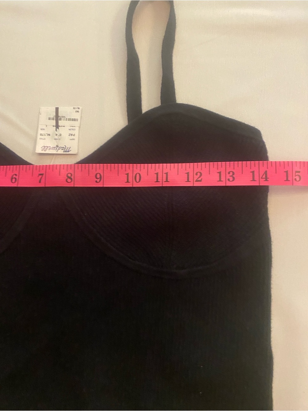 Madewell Women’s Black Sweater Tank Top New size M/L - Picture 7 of 14
